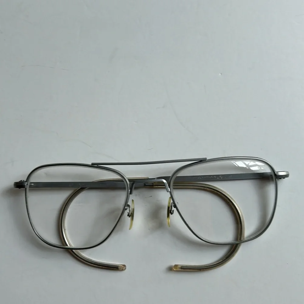 American Optical | ‘Original Pilot’ Silver Grey Vintage 6 1/2